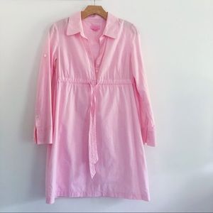Lilly Pulitzer Pink Shirt Dress